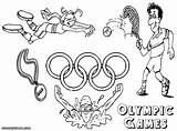 Olympic Coloring Pages Template Mascot Olympics Printable Summer Winter Special Olympiad sketch template