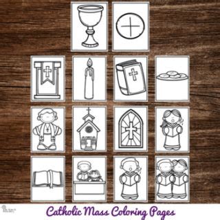 catholic mass coloring pages  kennedy adventures