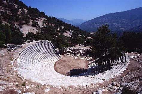 arycanda turkey theatres amphitheatres stadiums odeons