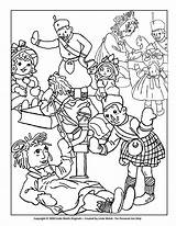 Raggedy Dollies Walsh Only sketch template