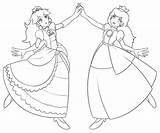 Peach Coloring Princess Mario Pages Daisy Rosalina Super Toadstool Lineart Print Color Sheets Ver Bros Drawings Library Clipart Popular Uploaded sketch template
