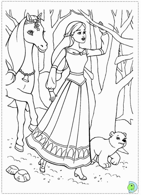 barbie   magic pegasus coloring printable coloring home