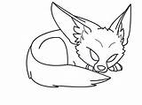 Fox Fennec Coloring Template Drawings Anime Pages Outline Drawing Sketch Printable Draw Speedpaint Paint Categories Queeky Templates Animals Game Print sketch template