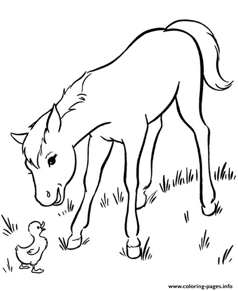 cute horse sb coloring page printable
