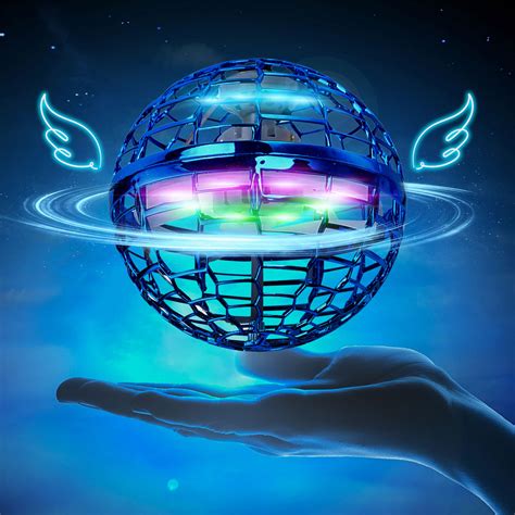 buy flying ball toy globe rotating hand controlled flying orb ball toys magic led lights