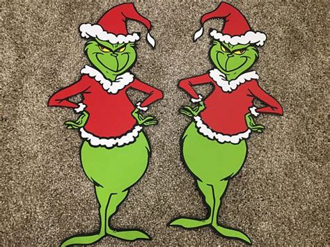 grinch paper cutouts  images grinch party grinch grinch