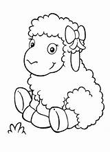 Colorir Lamb Desenhos Ovelhas Sheep Oveja Ovelha Opferfest Shaun Ovejas Bíblicos Schaf Animales sketch template
