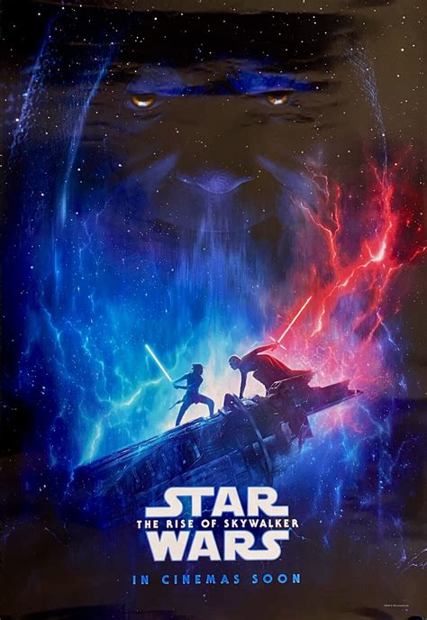 star wars the rise of skywalker movie poster princess leia rey