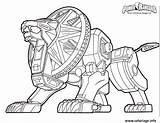 Robot Lion Megazord Coloriages Gratuit Ninja Supercoloriage Megaforce Transformers Gratuits Garcon Fois Imprimé sketch template