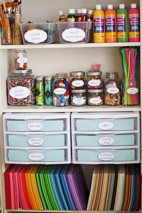 20 Creative Ideas To Organize Your Craft Room Simple Life Of A Lady