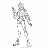 Overwatch Tracer Xcolorings Lucio sketch template