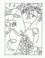 Chagall Matisse Henri Pinturas Handouts Gogh Kleurplaten Chagal Livingston Niños Kinderen Colorier Contemporanea Lessons Famosi Pintura Cubist Art45 Quadri Dipinti sketch template