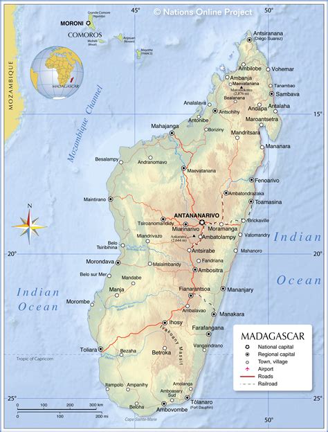 map  madagascar nations  project