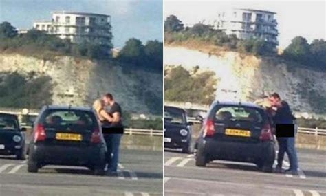 shameless couple caught making love in car parking