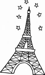 Eiffel Tower Drawing Outline Kids Coloring Paris Printable Pages Drawings Clipart Clipartmag Getdrawings Paintingvalley sketch template