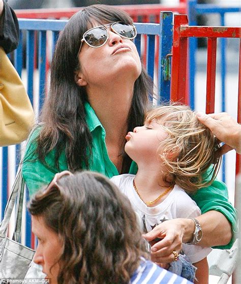 selma blair and son arthur share kisses as they bond at the farmers market daily mail online