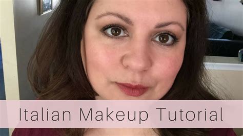 italian makeup tutorial la dolce vita look youtube