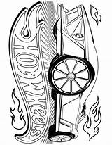 Coloring Hot Pages Wheel Print Logo Coloringtop sketch template