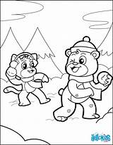 Snowball Coloring Pages Fight Bear Having Dog Getcolorings Getdrawings sketch template