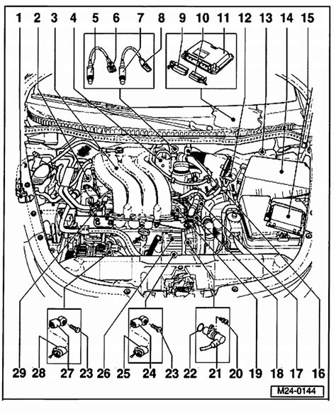 vw jetta  engine diagram