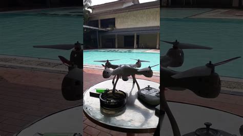 test drone  kolam renang youtube