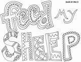 Feed Jesus Colouring Printable Quotes Mediafire Craft Religious Stitching sketch template