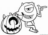 House Coloring Monster Pages Getcolorings Monsters Inc sketch template