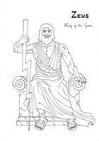 top galery zeus coloring pages