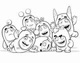 Oddbods Onlinecoloringpages sketch template