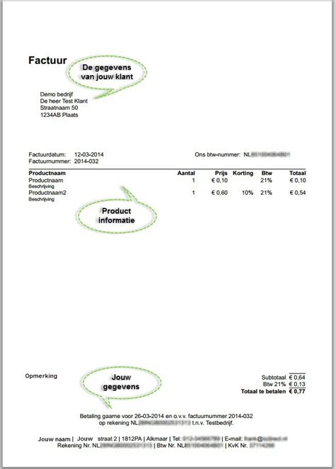 factuur maken waar je op moet letten efactuurdirect weblog