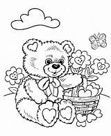 Coloring Pages Crayola Printable Teddy Bear Adult Crayon Turn Into Valentine Kids Garden Color Colouring App Steamboat Templates Print Getcolorings sketch template
