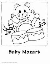 Coloring Mozart Pages Getcolorings sketch template