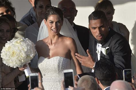 ex ac milan player kevin prince boateng maries melissa satta daily mail online