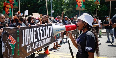 george floyd protests on race and policing juneteenth celebrations