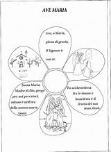 Schede Catechismo Disegni Preghiera Colorare Bimbi Nel Mese Angeli Giardino Fiore Simboli Quattro Elementare Evangelisti Libero Religione Zeno Maggiore Annunciazione sketch template