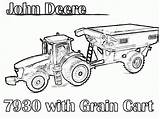 Coloring Deere John Pages Tractor Color Number Comments Popular Coloringhome Template sketch template