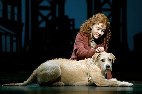 annie revived  broadway   palace theater   york times