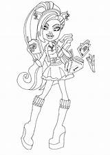 Monster High Coloring Pages Clawdeen Catty Wolf Noir Wishes 13 Scaremester Printable Drawing Sheets Print Dolls Getcolorings Getdrawings Obsession Kids sketch template