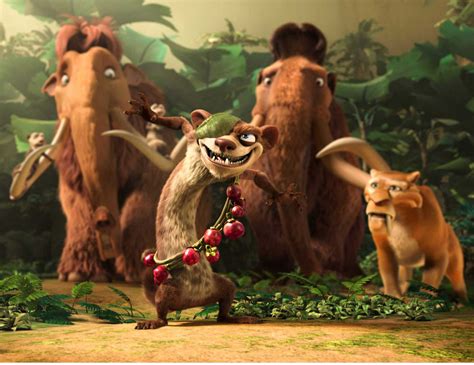 review ice age  dawn   dinosaurs fernby films