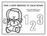 Coloring Breathing Discipline Conscious Calm Therapy Teacherspayteachers sketch template