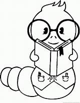 Coloring Pages Worm Cute Comments Library Clipart Coloringhome sketch template
