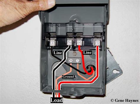 wire  ac disconnect box