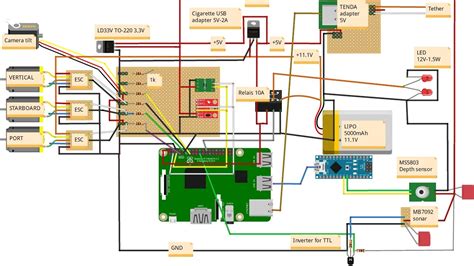 rov fritzing electronic wiring scheme trial youtube