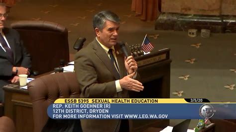 rep goehner speaks against the comprehensive sex ed bill sb 5395