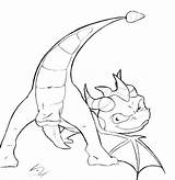 Spyro Getdrawings Reignited sketch template