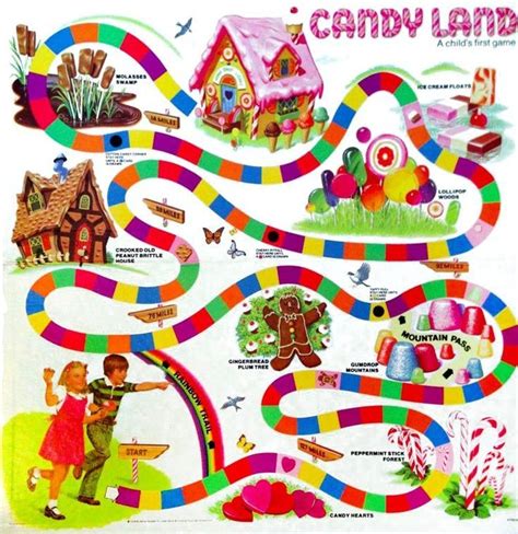 candy land  vintage board game   millions  kids dream