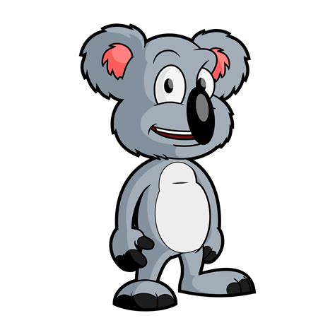 cartoon koala bear clip art vector
