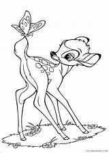 Coloring Bambi Pages Ronno Coloring4free sketch template