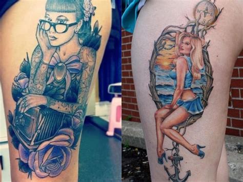 Tatuajes Pin Up Para Mujeres Diseños Perfectos Para Chicas Sensuales
