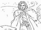 Coloring Snow Jon Thrones Game Pages Books Book Adult Easy Colouring Drawings John Choose Board sketch template